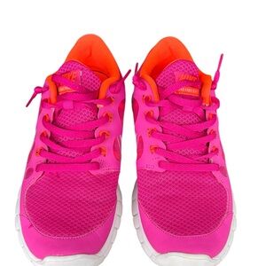 Nike Pink and Orange Athletic Shoes Lightweight Performance